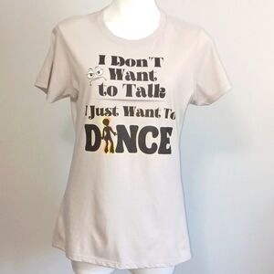 Dance Shirt. Swing Ballet Ballroom Dancing with the Stars.  Size Medium. NWT